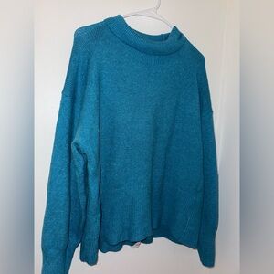 a new day blue sweater